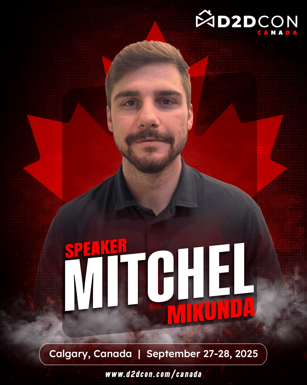 Mitchel Mikunda, Maple Door 2025 winner and D2DCon Canada speaker